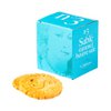 Shortbread cookies with salted butter caramel chips - Mini cardboard cube n°3 35 g