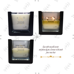 Decoración sorpresa con velas aromáticas - Feliz Año Nuevo - 🍾 Suerte