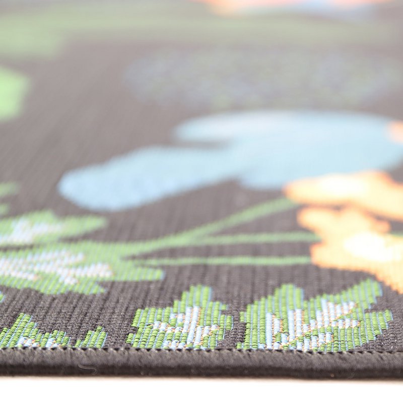 Tapis design oiseaux udendørs blomster s