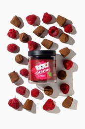 Himbeer -Schokoladentrüffel - Gebensglas 130g