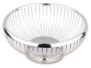Bread / fruit basket made of stainless steel Ø 22 cm