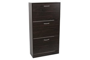 ZAPATERO MADERA 60X24X115 3 STANTES WENGUE MB191859
