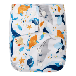 Pocket diaper | Sea Animals