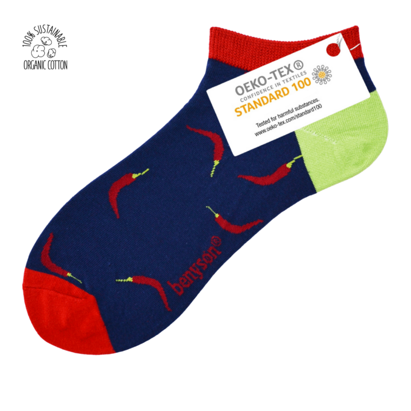 Benyson Knöchelsocken aus Bio-Baumwolle