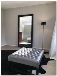 Mirror Sergio High gloss black