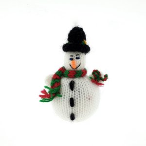 Knitted snowman