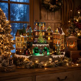 Kerstdorpminiatuur Luville Specials Meerkleurig