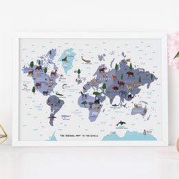 El mapa del mundo animal