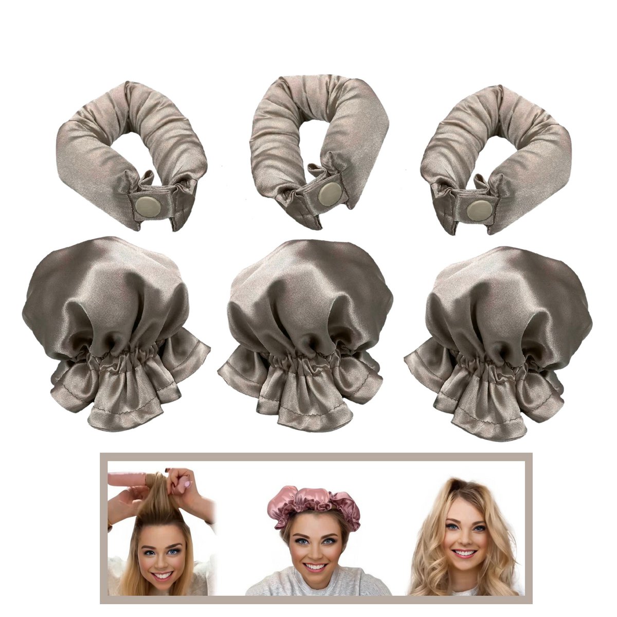 Heatless Curls - Zero Heat Bun-Bon