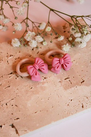 Gummibänder | 🎀 Lotte – Rosa Schleifen