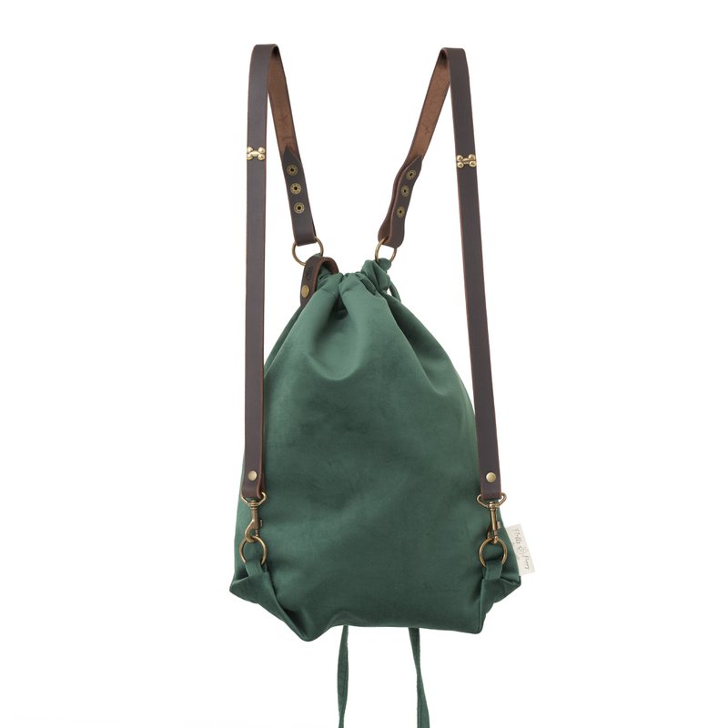 Backpack, bag from the Fluffy Puppy brand, Velour material, 16 colors, hand made!