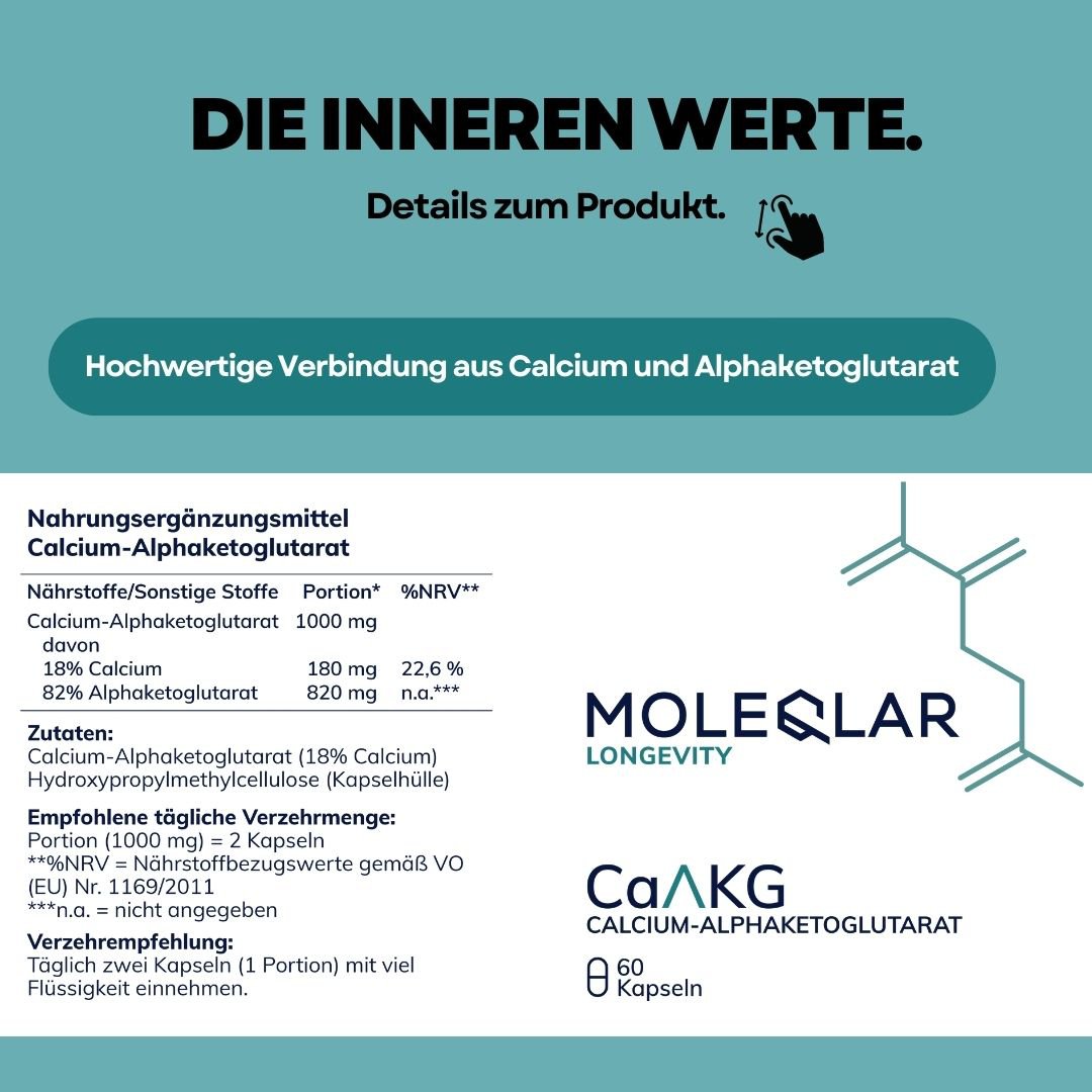 CaAKG (calcium alphaketoglutarate) kapsler