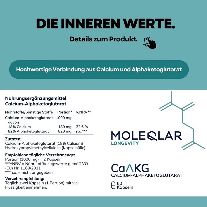 CaAKG (calcium alphaketoglutarate) kapsler