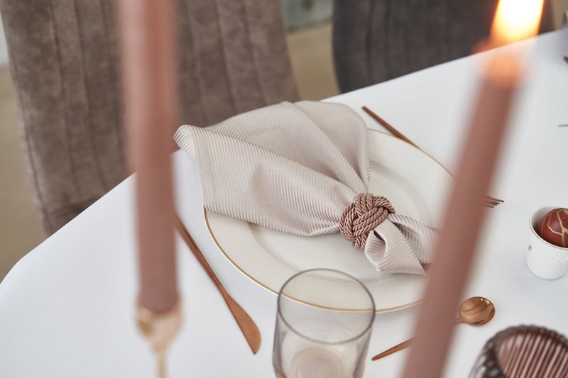 Ronds-de-serviettes-CORD-or-rose