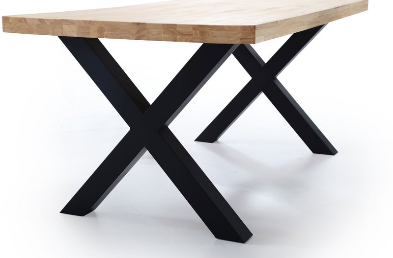 TAVOLO DA PRANZO FISSO X-LOFT 160 ROVERE / NERO. OK1200 (8472)