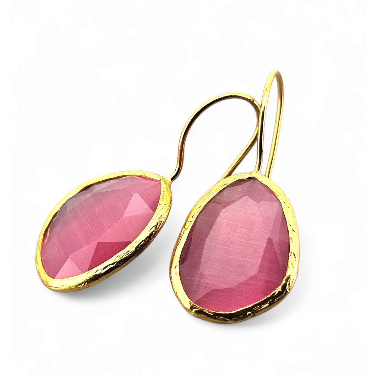 Glowdrop ørering, Pink Medium