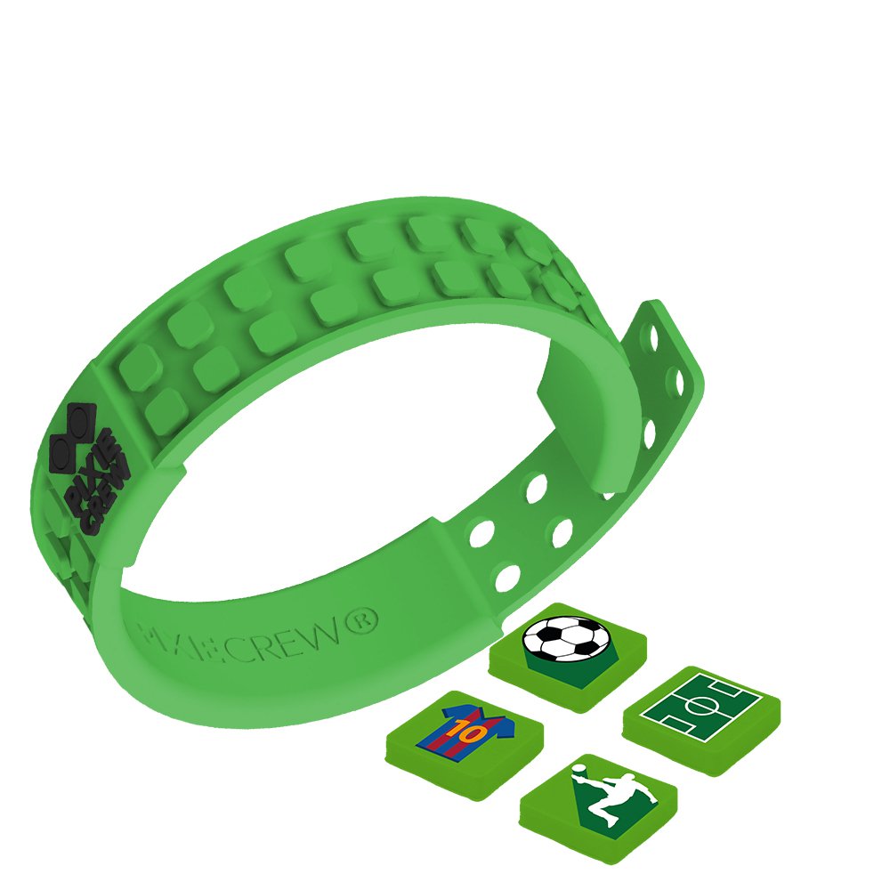 PIXIE CREW pixel justerbart armbånd GRØN fodbold