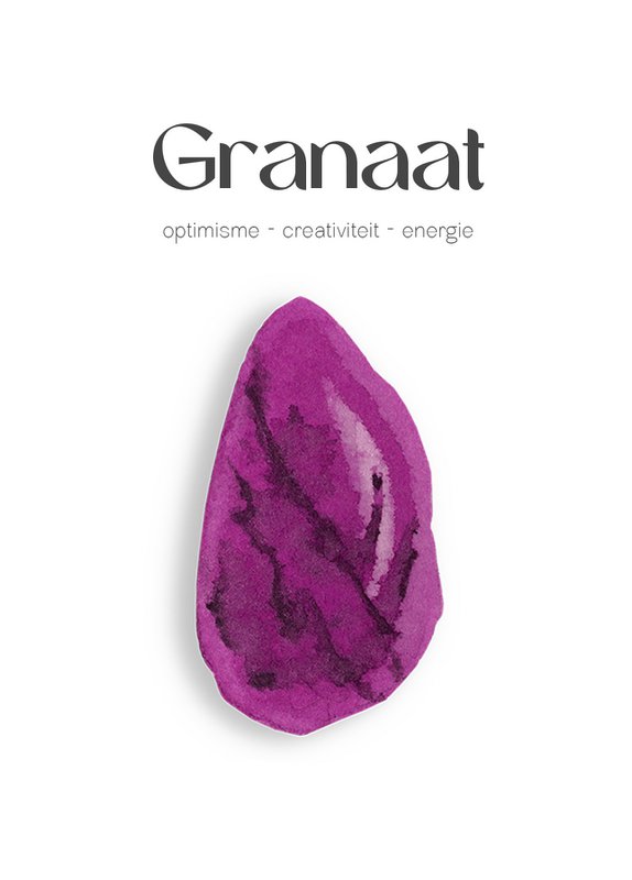 Granat ædelsten armbånd