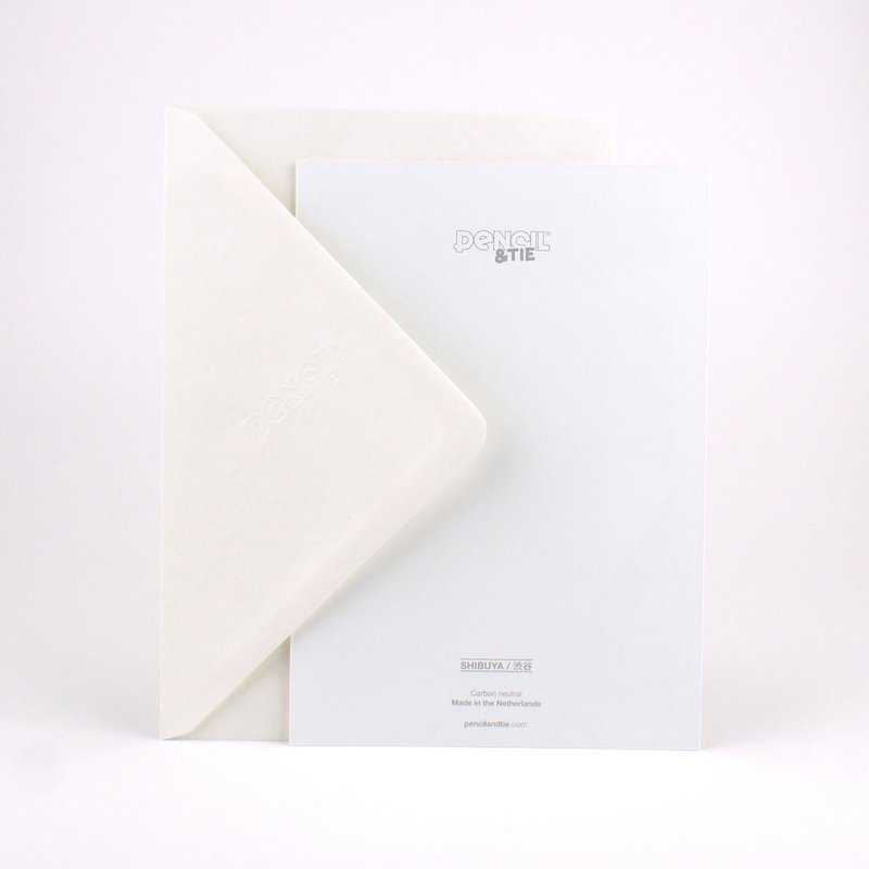 Art Card | Shibuya | Silver metallic | A5