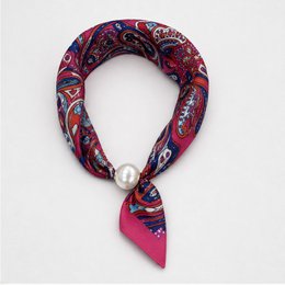 HS Parelsjaal Satijnprint Paisley - Meerdere Prints
