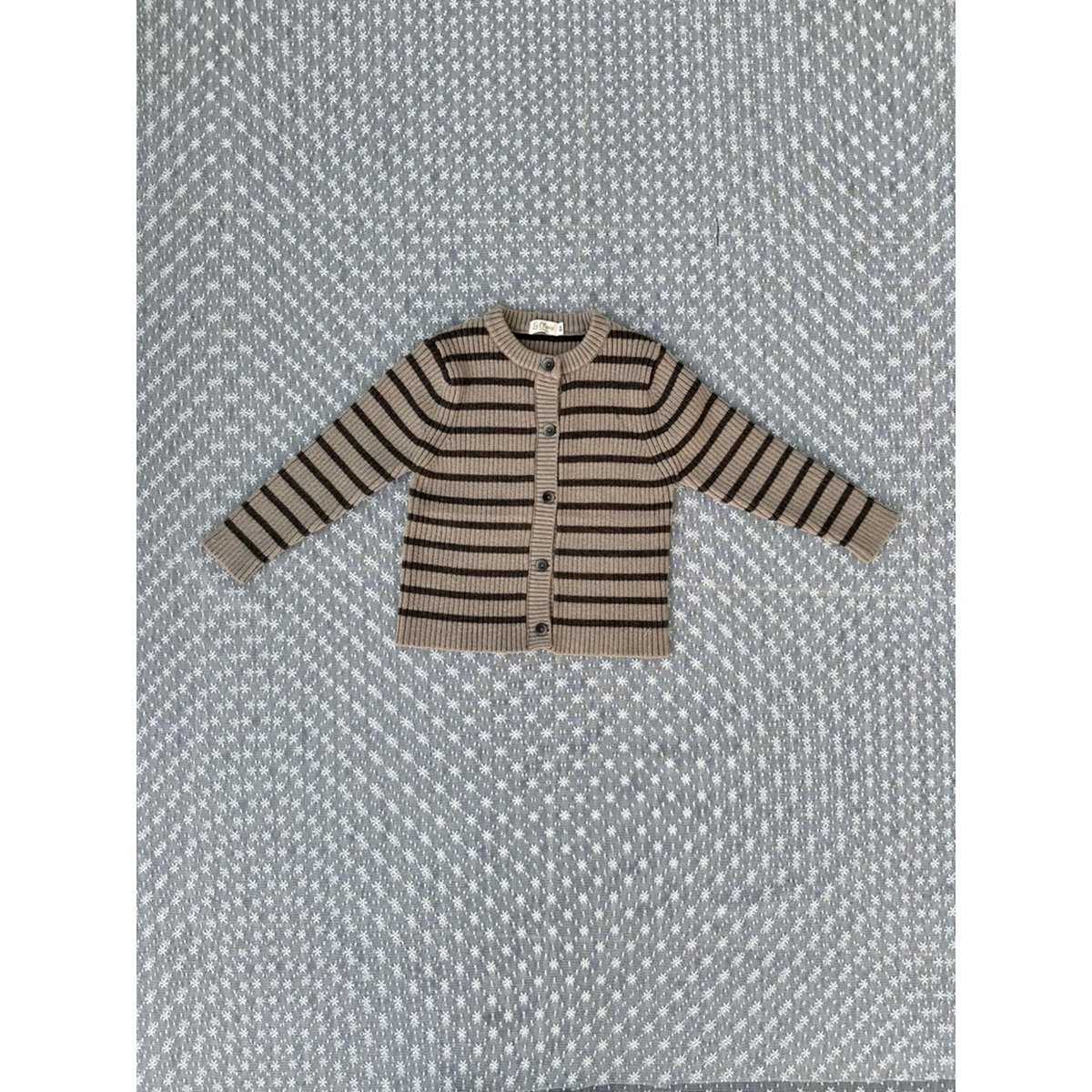 Heather Stripe Cardigan