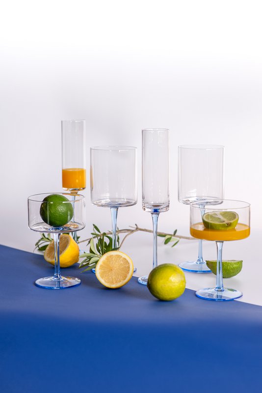 Mare Blue Champagne Cup, 6 stk.