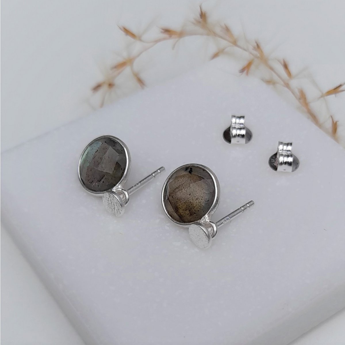 Kolczyki do uszu mieszaj i dopasowuj LABRADORITE 02