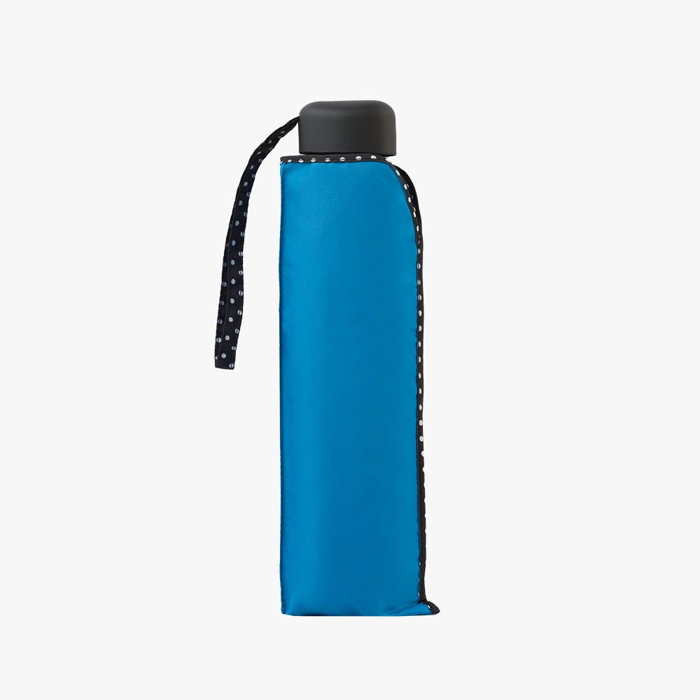 Flacher manueller Taschenschirm "Spirit" | Licht | Mit Aussteller | C-Sammlung
