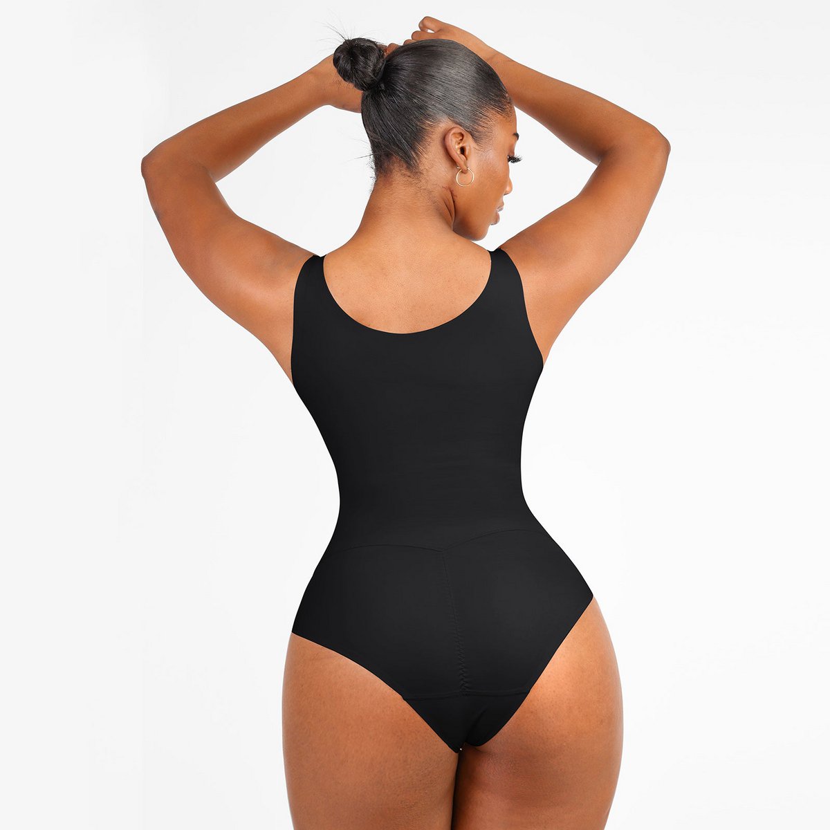 Sømløs Bodysuit Shapewear - Sort