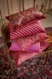 Cushion Block Stripes Pink 35x50cm