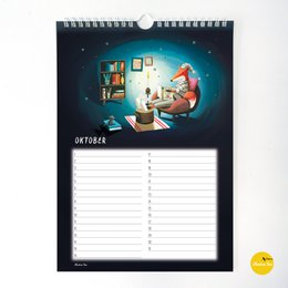 verjaardagskalender - muurkalender A4