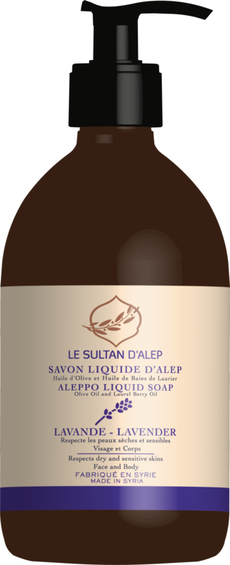 Sapone liquido di Aleppo Lavanda 500 ML