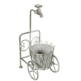 Flower stand with faucet