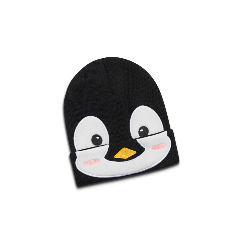 koaa – Pingu the Penguin – Mascot Beanie black/white