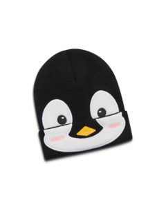 koaa – Pingu de Pinguïn – Mascotte Muts zwart/wit