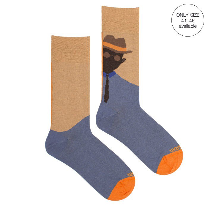 Classic Height Organic Cotton Socks - City Traveller Man