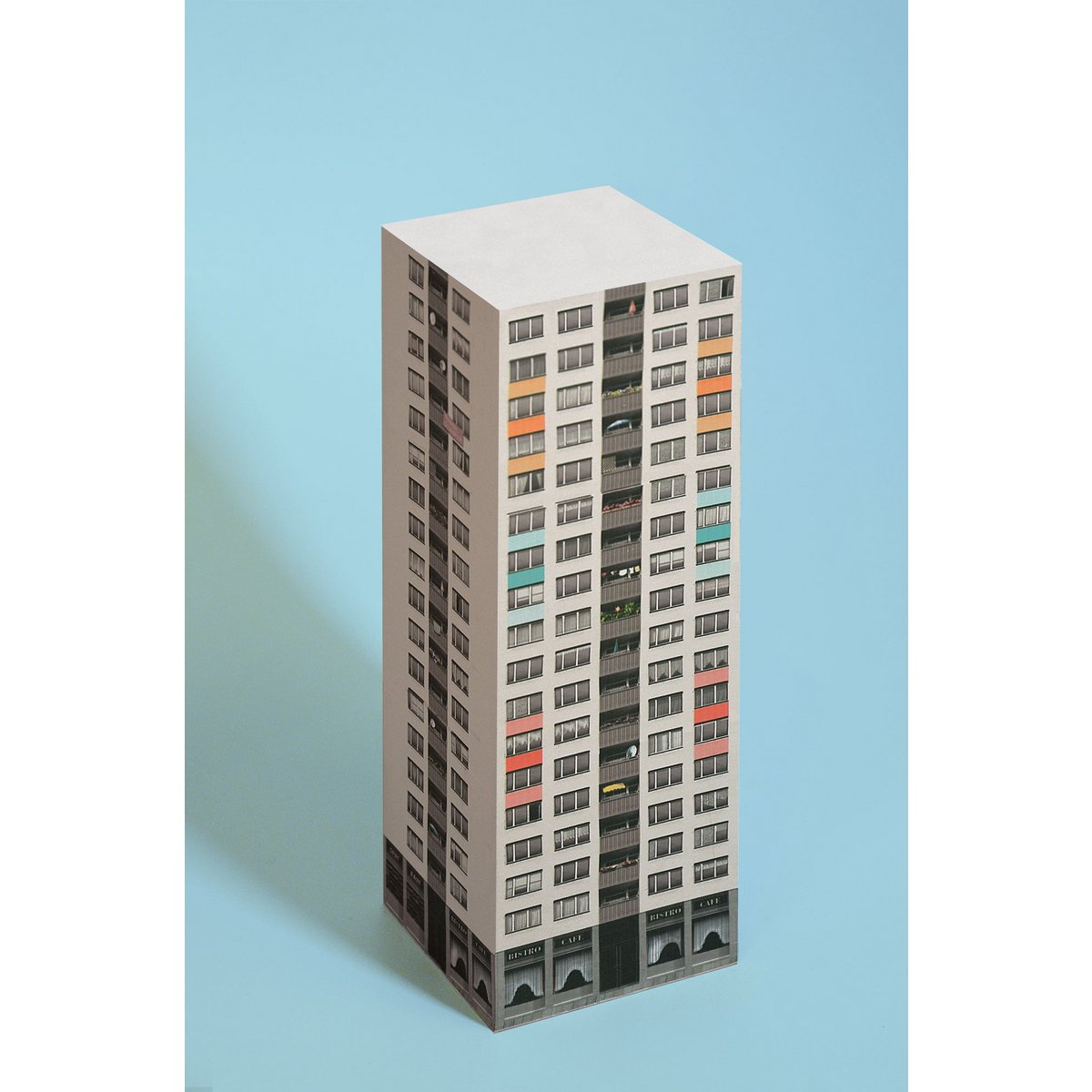 Paperscraper® „Plattenbau Berlin“