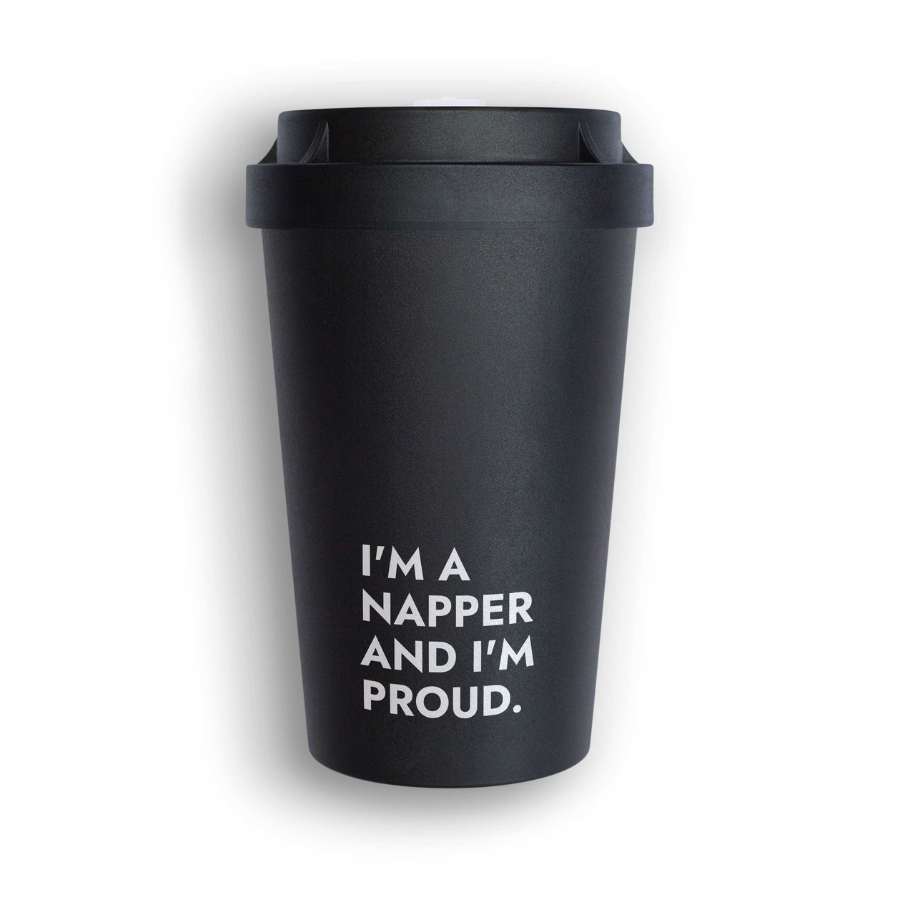 I AM A NAPPER - taza reutilizable, café para llevar