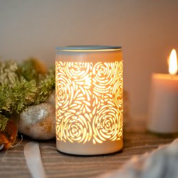Difusor de Calor Suave – Calorya n°8 – en Porcelana Fina – Lámpara de Ambiente y Difusión – Idea de Decoración y Regalo