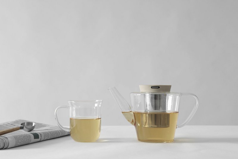 VIVA - Taule de verre de perfusion avec filtre 1 litre - transparent