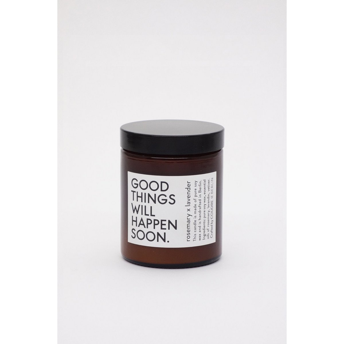 Good things ... Candle rosemary x lavender / ESSENTIALS scented candle