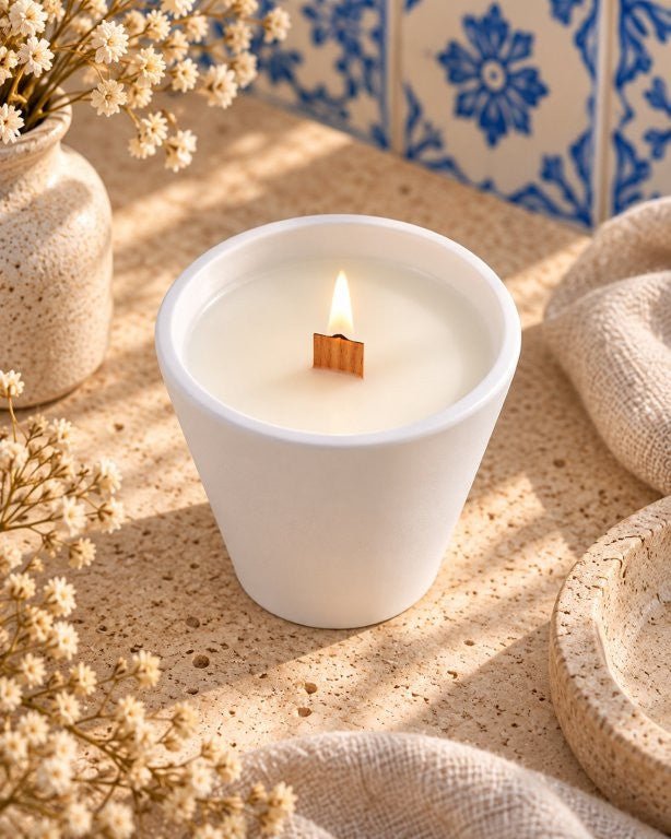 LAVURI SWING Candle CUP – Ręcznie robiona świeca z wosku sojowego Cocos Vanilla