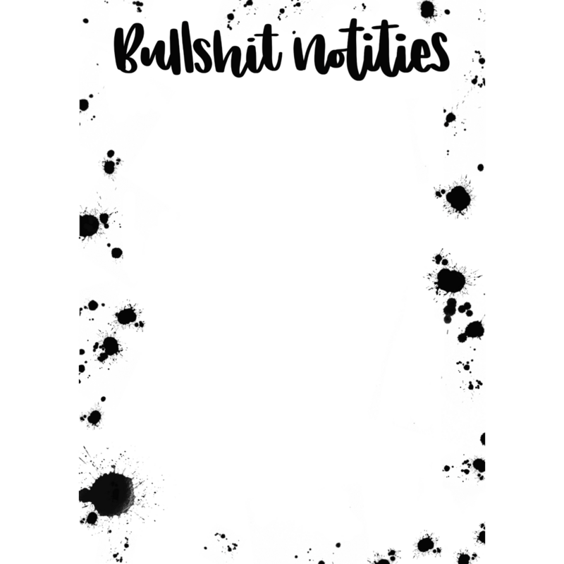 Bullshit notes