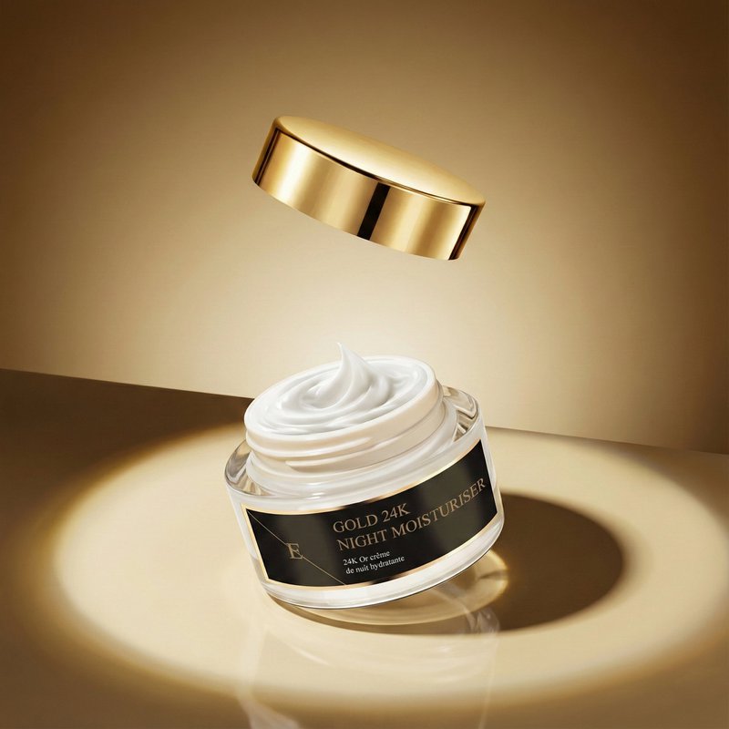 Anti-Falten-Nachtfeuchtigkeitscreme 24k Gold 50ml