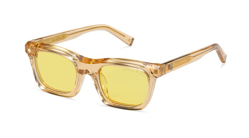 Walton & Mortimer n. 54: occhiali da sole "Inferno" Shimmer Champagne