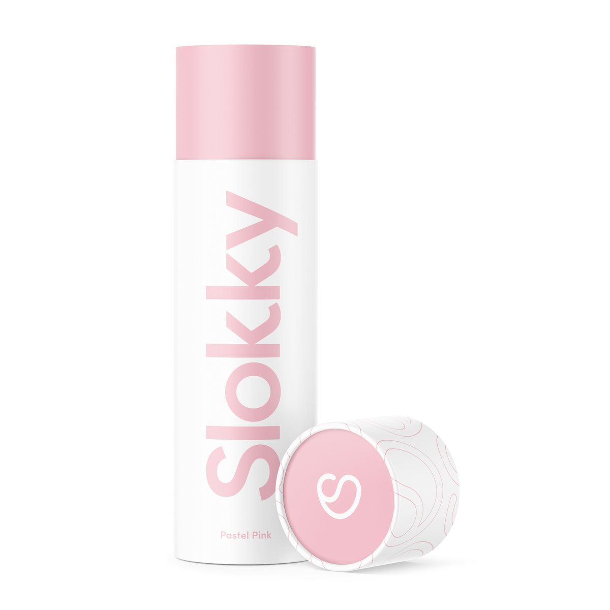 Slokky Pastel Pink Bottle & Lid - 500ml
