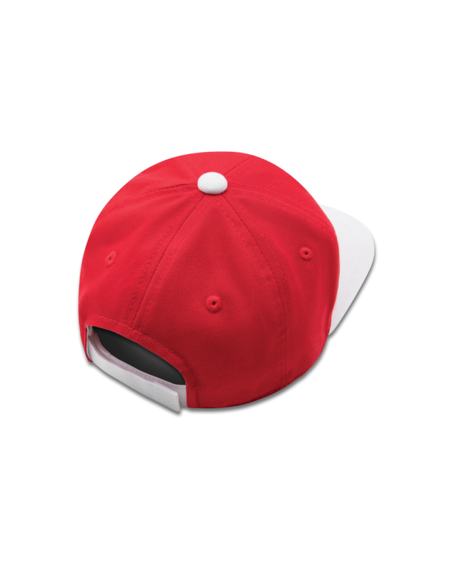 koaa – Mainzelmännchen “Fritzchen am Ball” – Snapback rød/hvid