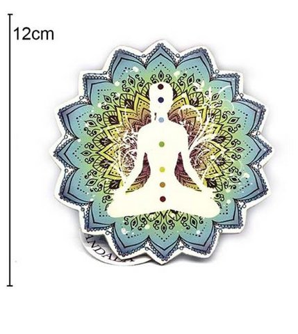 Portemonnee Meditatie 12x12cm