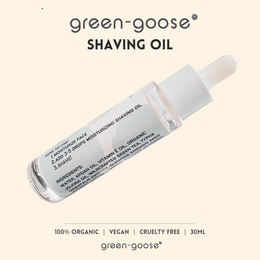 grøn-gås naturlig barberolie - 30 ml