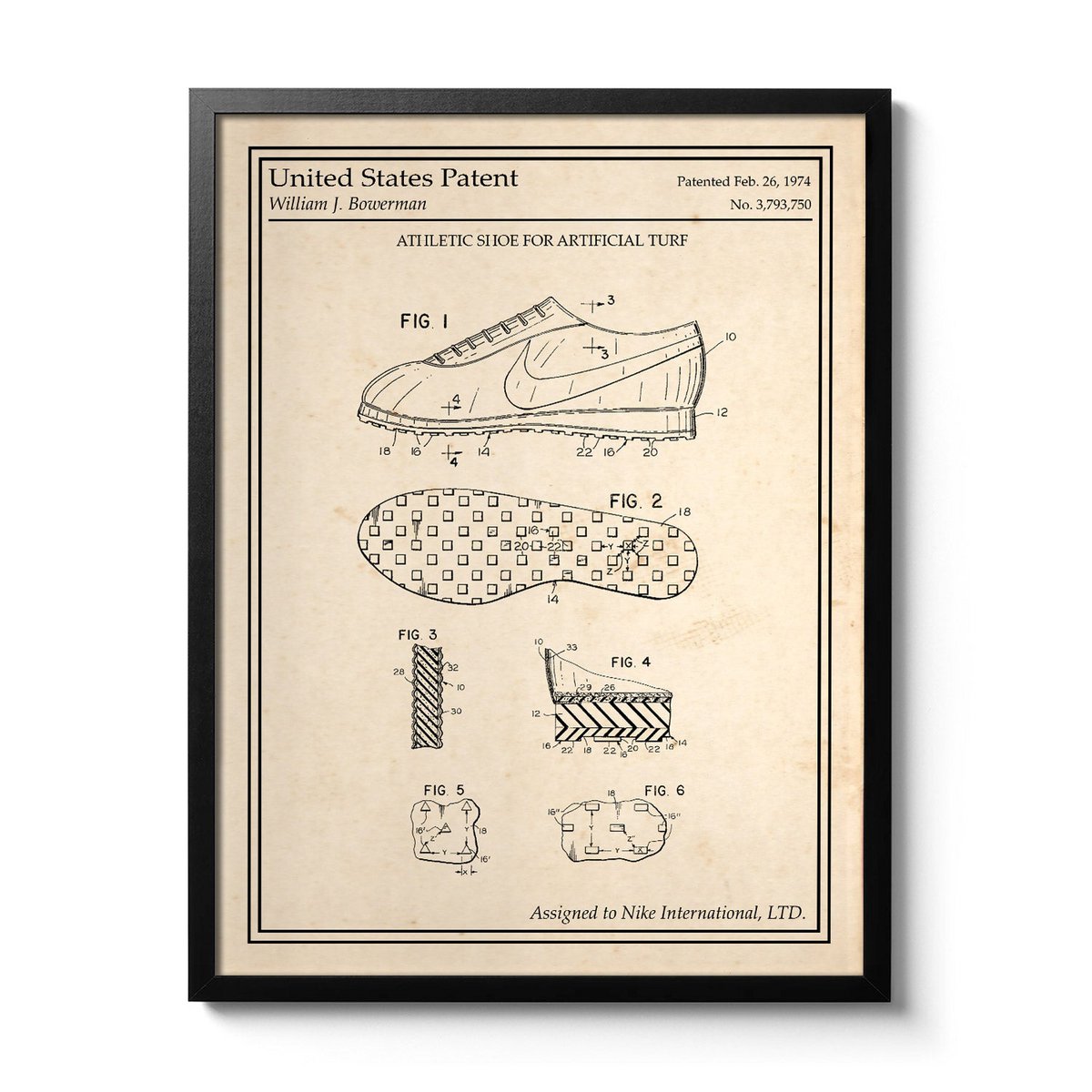 Nike Classic patentplakat